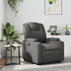 Image de VIDAXL Fauteuil inclinable - Gris similicuir