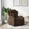 Image de vidaXL Fauteuil de Massage Marron Tissu