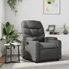 Image de vidaXL Fauteuil de massage inclinable - Gris