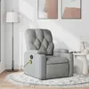 Image de vidaXL Fauteuil massage - Gris clair