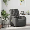 Image de vidaXL Fauteuil de massage inclinable Gris
