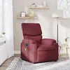 Image de vidaXL Fauteuil de massage inclinable - Rouge bordeaux