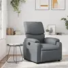 Image de vidaXL Fauteuil Inclinable - Gris Similicuir