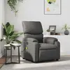 Image de vidaXL Fauteuil Massage Gris Similicuir