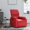 Image de VIDAXL Fauteuil de massage inclinable - Rouge similicuir