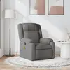 Image de vidaXL Fauteuil de massage inclinable - Gris foncé