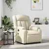 Image de VidaXL Fauteuil massage - Crème