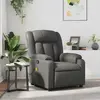 Image de vidaXL Fauteuil de massage - Gris similicuir