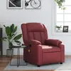 Image de vidaXL Fauteuil de massage - Rouge bordeaux