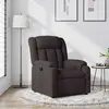 Image de vidaXL Fauteuil inclinable - Marron foncé