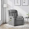 Image de vidaXL Fauteuil de massage - Gris clair