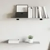 Image de vidaXL Étagères murales 4 pcs - Sonoma gris
