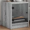 Image de vidaXL Tables de Chevet 2 pcs - Sonoma Gris