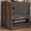 Image de VidaXL Table de chevet - Chêne marron