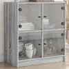 Image de vidaXL Armoire latérale - Sonoma gris