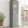 Image de vidaXL Buffet sonoma gris 35x37x142 cm