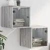 Image de vidaXL Tables de Nuit 2 pcs - Sonoma Gris