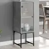 Image de vidaXL Armoire latérale - Gris béton
