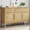 Image de vidaXL FLORO - Buffet marron cire 114x43x74 cm