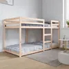 Image de vidaXL Lit superposé sans matelas 90x200 cm bois de pin massif