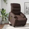Image de vidaXL Marron Similicuir