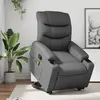 Image de vidaXL Fauteuil inclinable gris