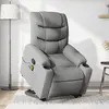 Image de vidaXL Fauteuil de massage inclinable Gris clair