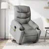 Image de vidaXL Fauteuil de massage - Gris clair