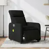 Image de VidaXL Fauteuil de massage inclinable électrique - Noir