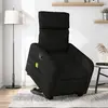 Image de vidaXL Fauteuil de massage - Noir tissu