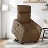 Image de VIDAXL Fauteuil de massage - Marron Tissu