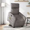 Image de vidaXL Fauteuil de massage inclinable - Taupe