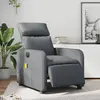 Image de vidaXL Fauteuil de massage inclinable électrique Gris