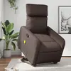 Image de VIDAXL Fauteuil Massage Marron Similicuir