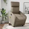 Image de VIDAXL Fauteuil de massage Cappuccino Similicuir