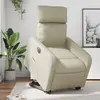 Image de VidaXL Fauteuil inclinable électrique - Crème Similicuir