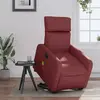 Image de VidaXL Fauteuil de massage électrique rouge Bordeaux