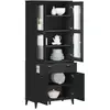 Image de vidaXL Buffet VIKEN Noir