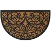 Image de VIDAXL Demi-rond - Noir/Marron