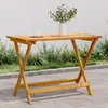 Image de vidaXL Table pliable 90x52,5x65 cm - Acacia