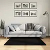 Image de vidaXL Tapis HUARTE - Noir 120x120 cm