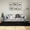 Image de vidaXL Tapis HUARTE Noir 140x200 cm