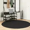 Image de vidaXL Tapis Huarte - Noir Ø160 cm