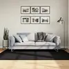 Image de vidaXL Tapis Shaggy PAMPLONA - Noir - 140x200 cm