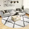 Image de Tapis shaggy vidaXL - Crème et noir