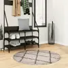 Image de vidaXL Tapis Shaggy à poils longs - Beige Anthracite