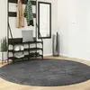 Image de vidaXL Tapis OVIEDO anthracite Ø200 cm