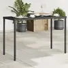 Image de vidaXL Table de jardin - Noir