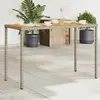 Image de vidaXL Table jardin 115x54 - Acacia gris