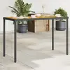 Image de vidaXL Table de jardin - Noir